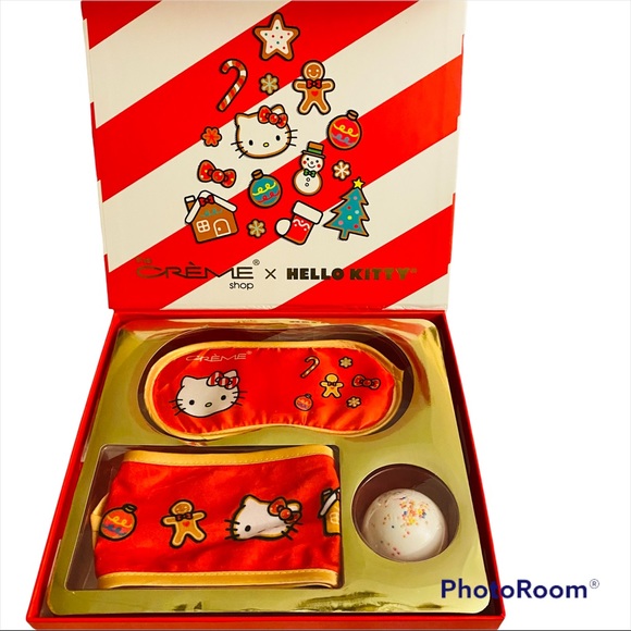 The Creme Shop Hello Kitty Sleep Mask Silk Bath Bomb Spa Headband! - Picture 15 of 15